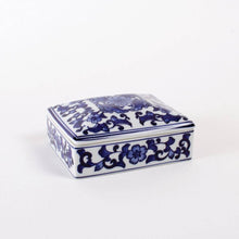 Load image into Gallery viewer, 8 Oak Lane Blue Chinoiserie Trinket Box