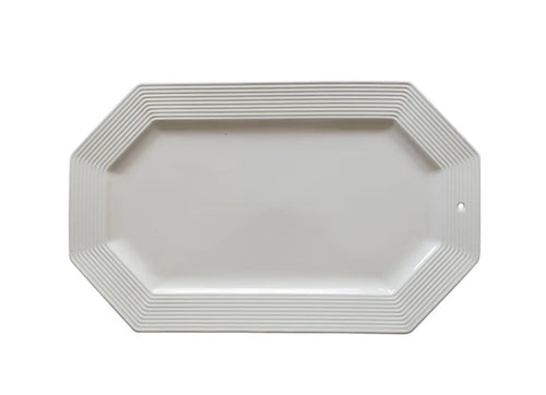 Nora Fleming Octagonal Pinstripe Plate