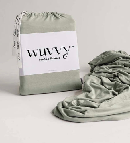 Wuvvy Large Blanket-Sage