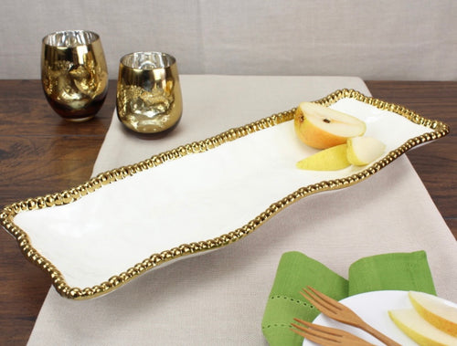 Pampa Bay Rectangle Serving Tray (CER-2109-WG)