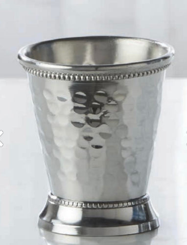 IHI Hammered & Imperial Beaded Aluminum Flower Vase
