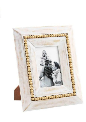 Mudpie 4x6 Gold Beaded Frame