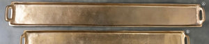 IHI Long Gold Rectangle Tray