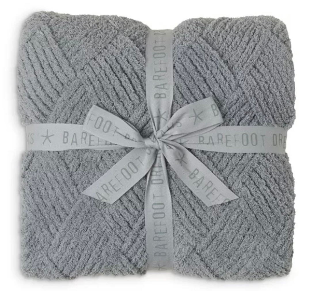 Barefoot Dreams Cozy Chic Throw-Moonwater