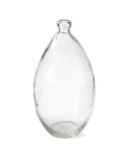 Tag Pismo Recycled Glass Vase-Wide