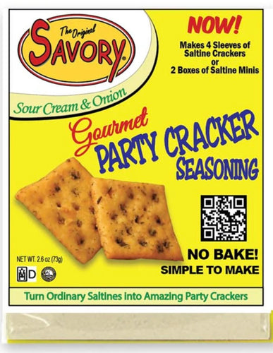 Savory Sour Cream & Onion Party Cracker Mix