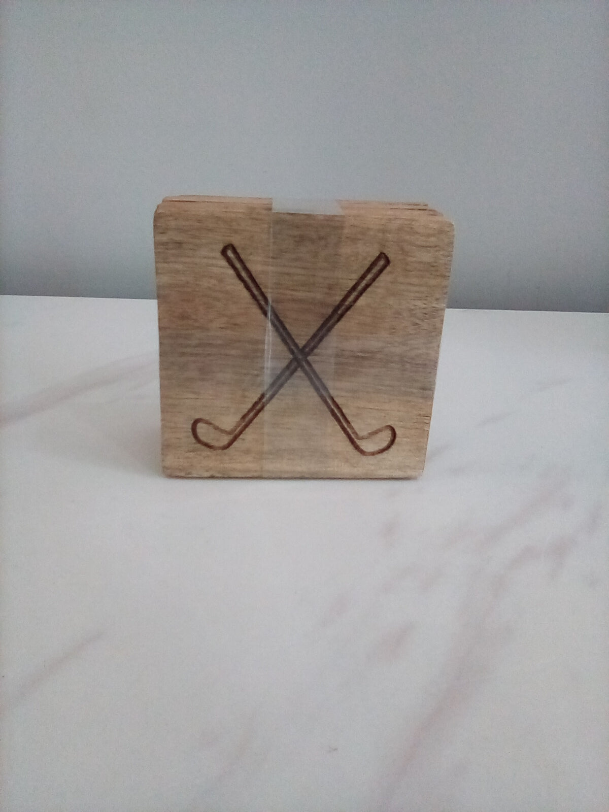 Royal Standard Golf Club Etched Wood Coasters