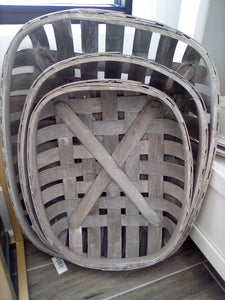 Gray Decorative Baskets set/3
