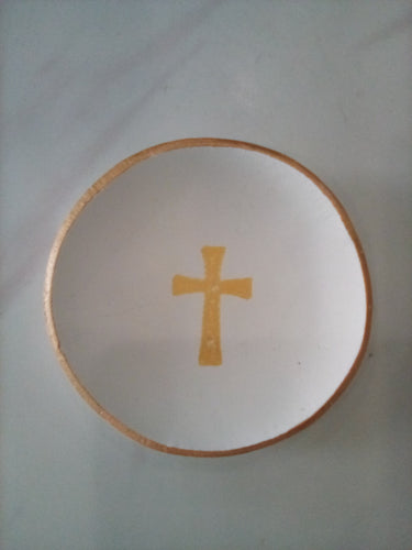 Jewelry Dish Cross