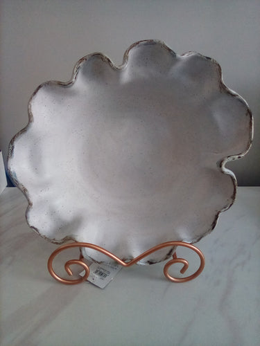 Etta B Large Fruit Bowl - Charming White