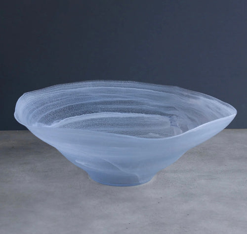 Beatriz Ball Glass Alabaster Wave Bowl Large