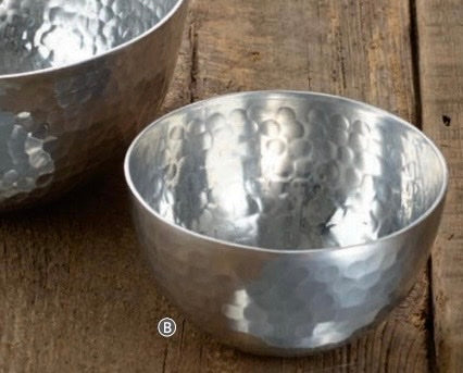 IHI Small Hammered Silver Bowl