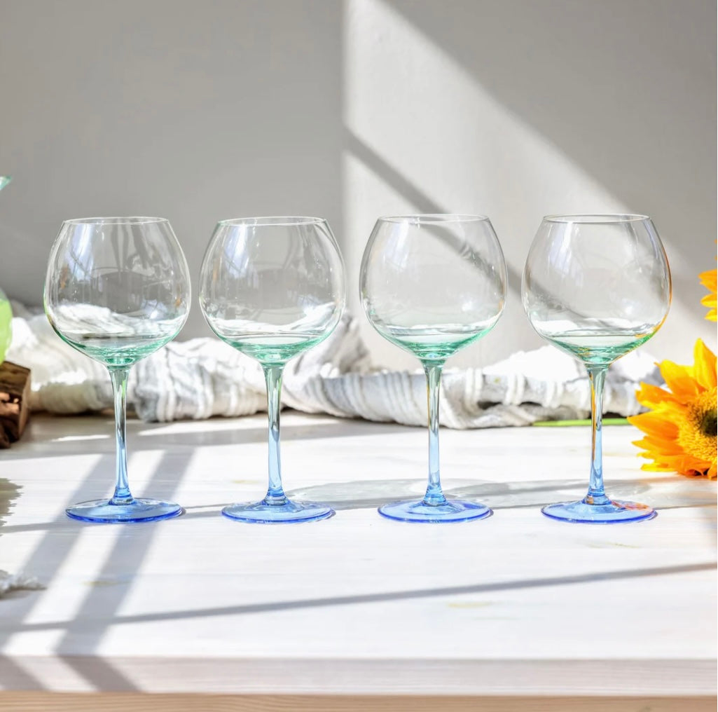 Byrdeen Rio Balloon Wine Glasses (Set/4)