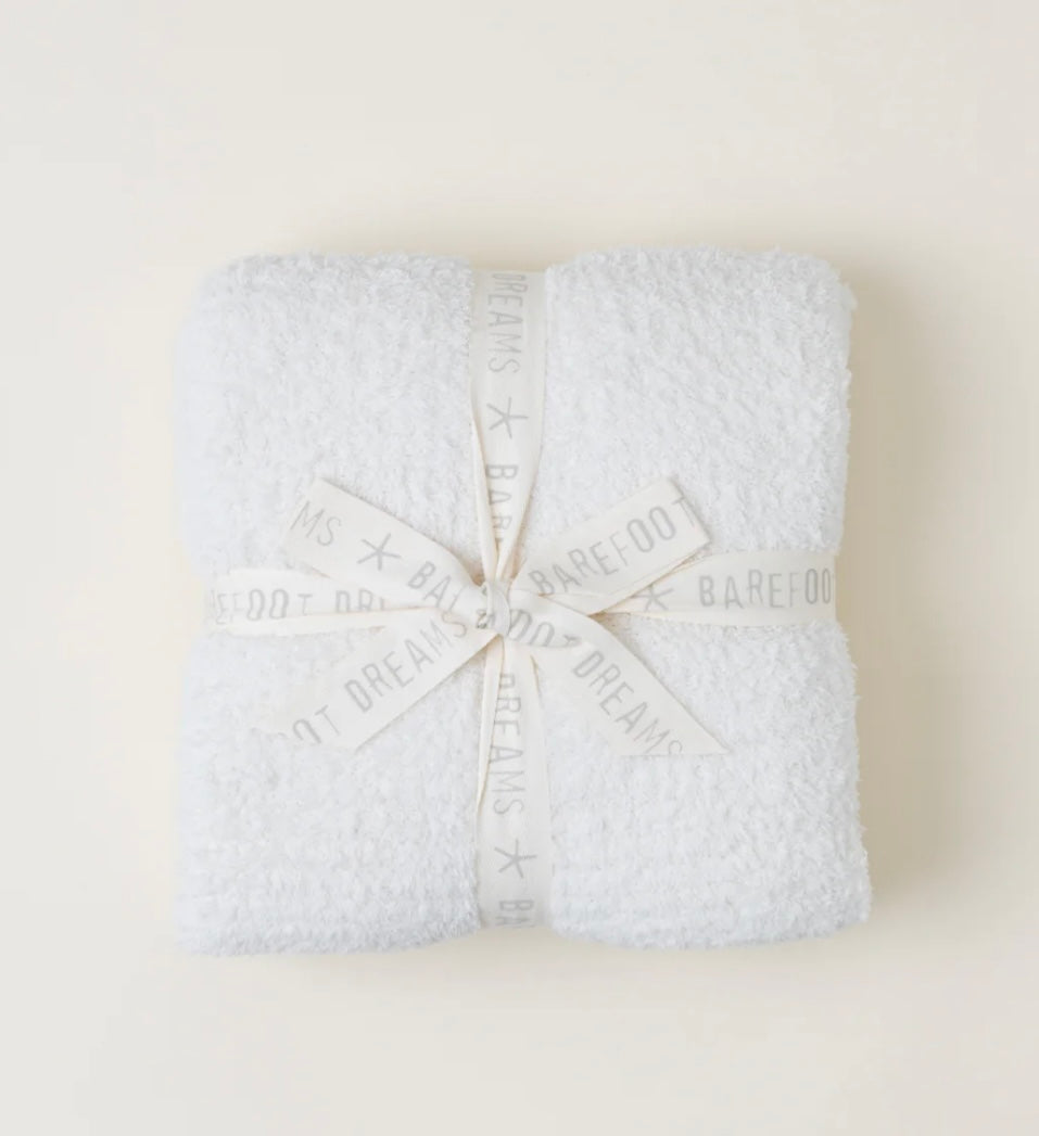 Barefoot Dreams CozyChic Throw- Cream