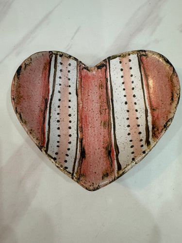 Etta B Striped Heart