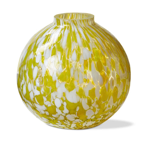 Tag Confetti Bud Vase- Yellow
