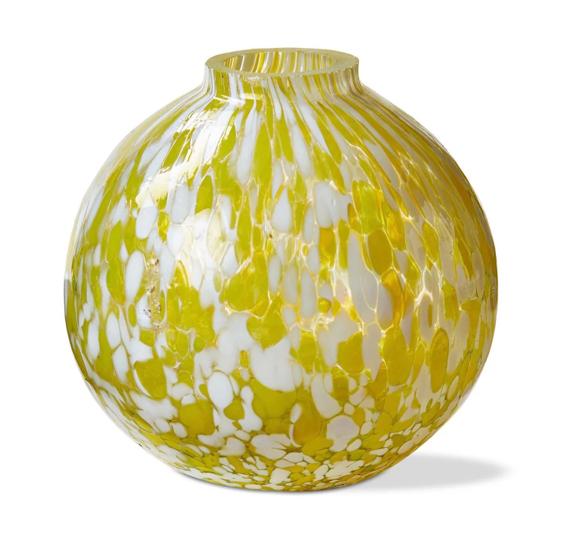 Tag Confetti Bud Vase- Yellow