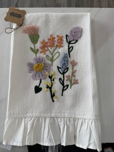 Mudpie Flower Stem Tea Towel