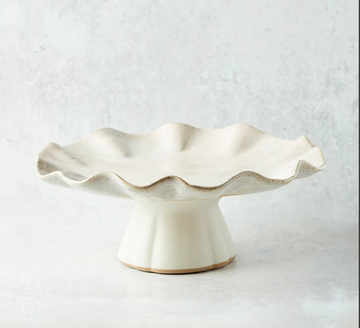 Etta B Freeform Cake Stand-Charming White (not shown)