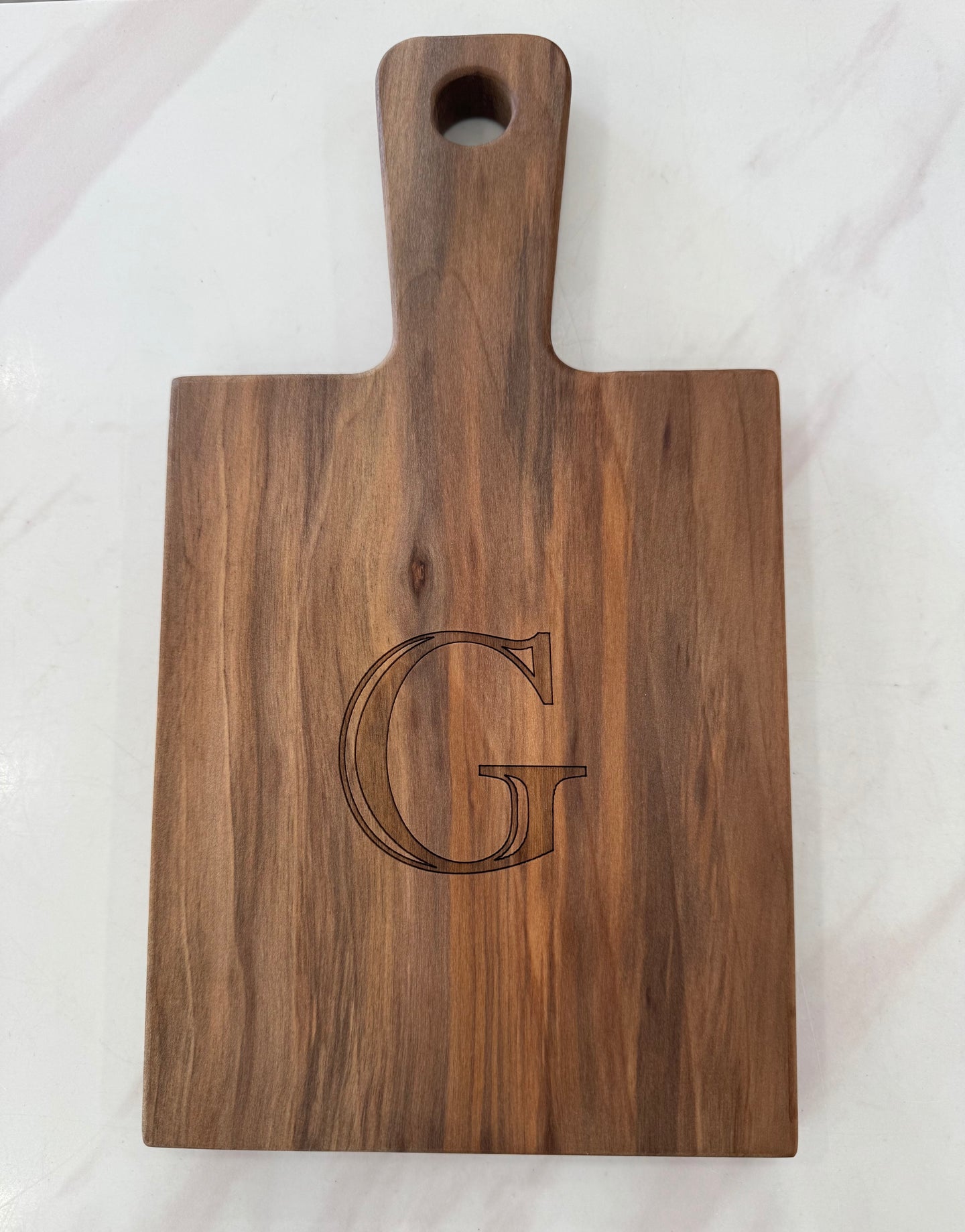 Gum Creek Small Handle Board (Last name initial)