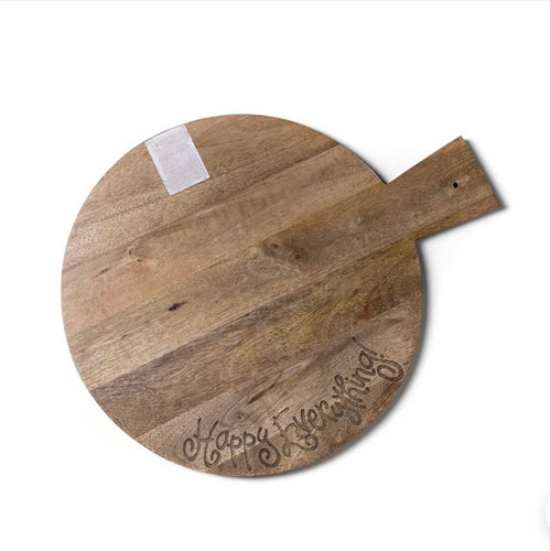 Happy Everything Large Round Serving Board