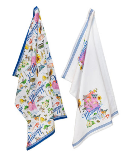 Boston International Mississippi Tea Towels Set/2