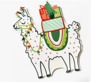 Happy Everything Holiday Party Llama Mini Attachment