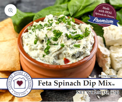 Country Home Creations Feta Spinach Dip