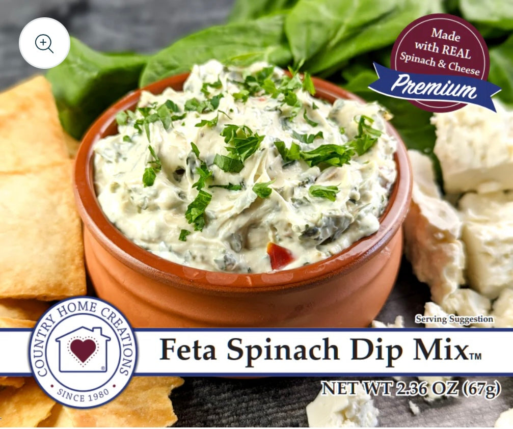 Country Home Creations Feta Spinach Dip