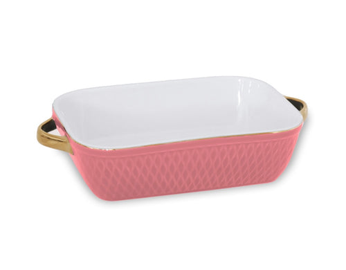 Beatriz Ball Rectangle Baker with Gold Handles-any color