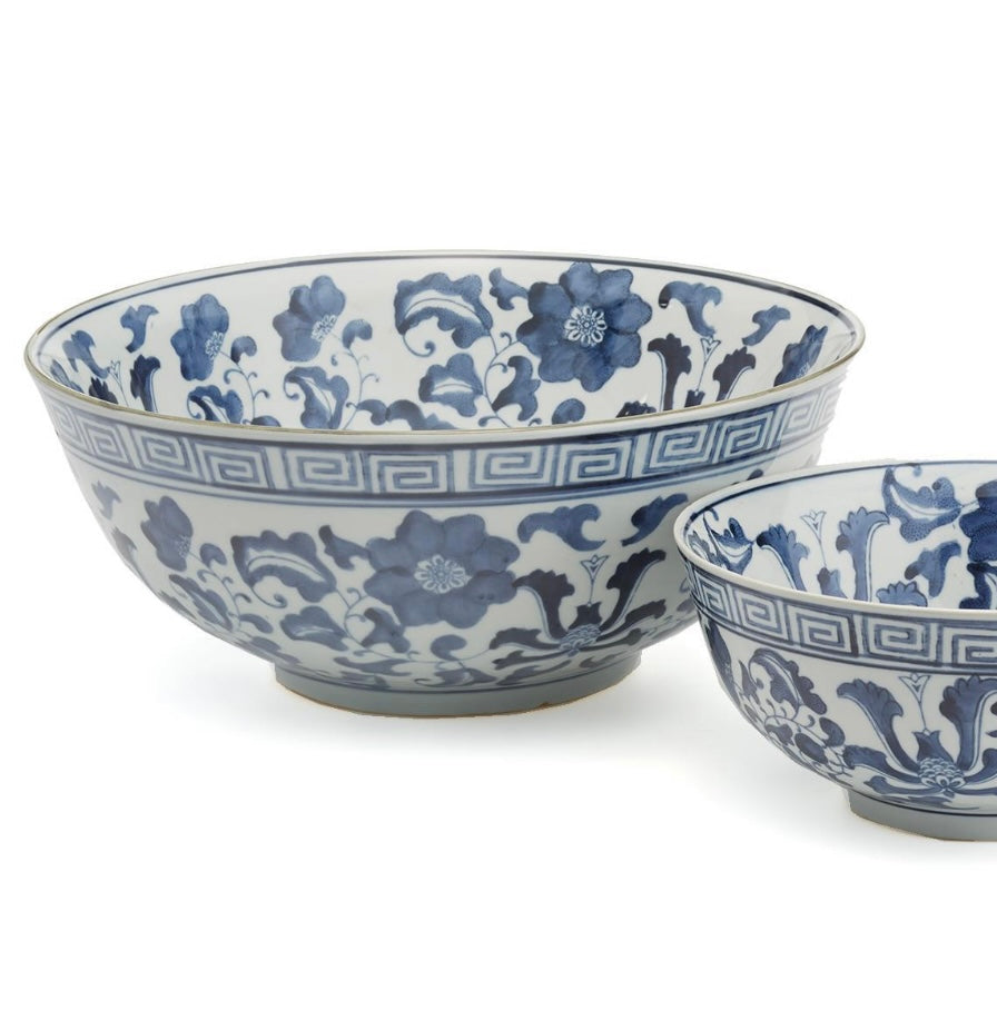 Two's Company Large Lotus Flower Bowl