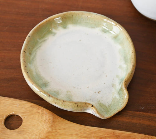 Etta B Round Spoon Rest-Matcha