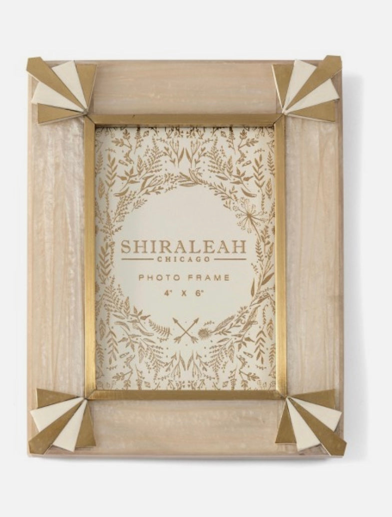 Shiraleah Ariston 4x6 Picture Frame Ivory