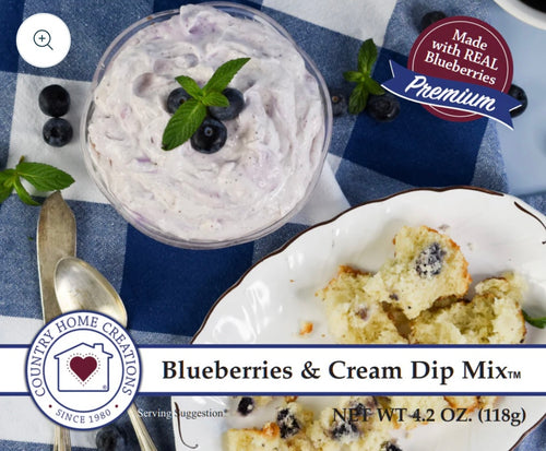 Country Home Creations Blueberries & Cream Dip Mix