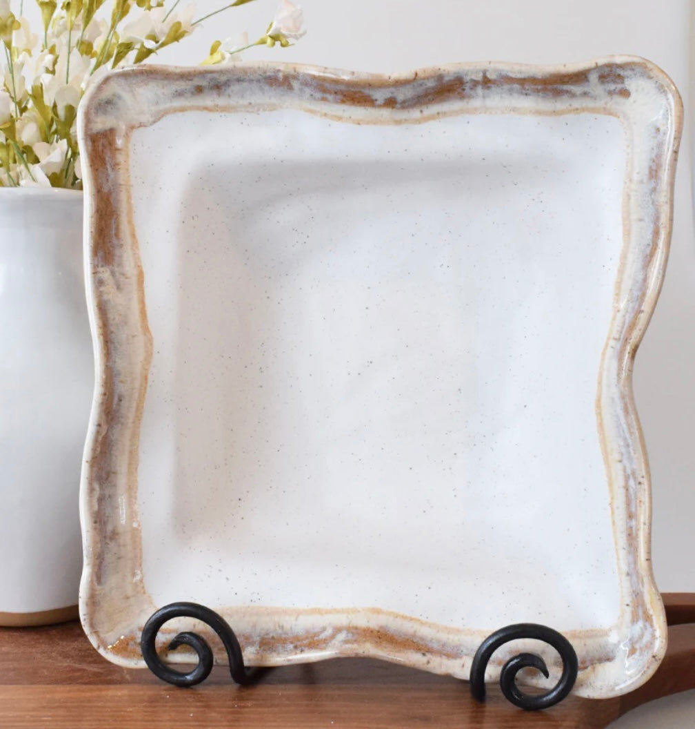 Etta B Medium Square Bowl-Cottonwood