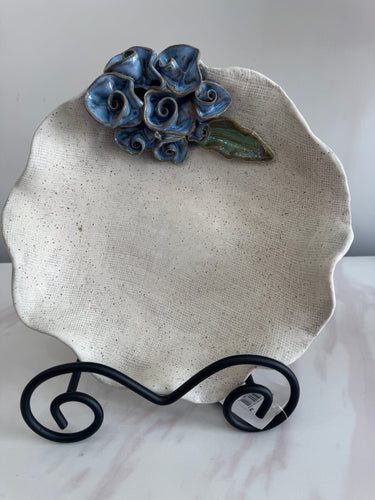 Tab Boren Blue Rose Plate