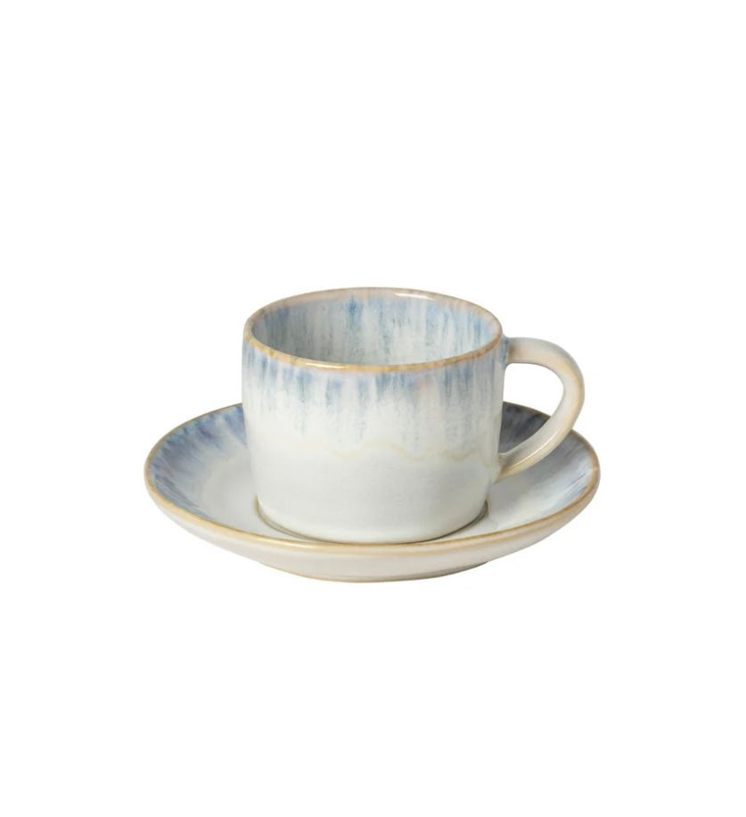 Costa Nova Brisa Tea Cup & Saucer (LNCS02-RIA)