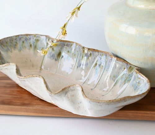 Etta B Centerpiece Dish-Botanical