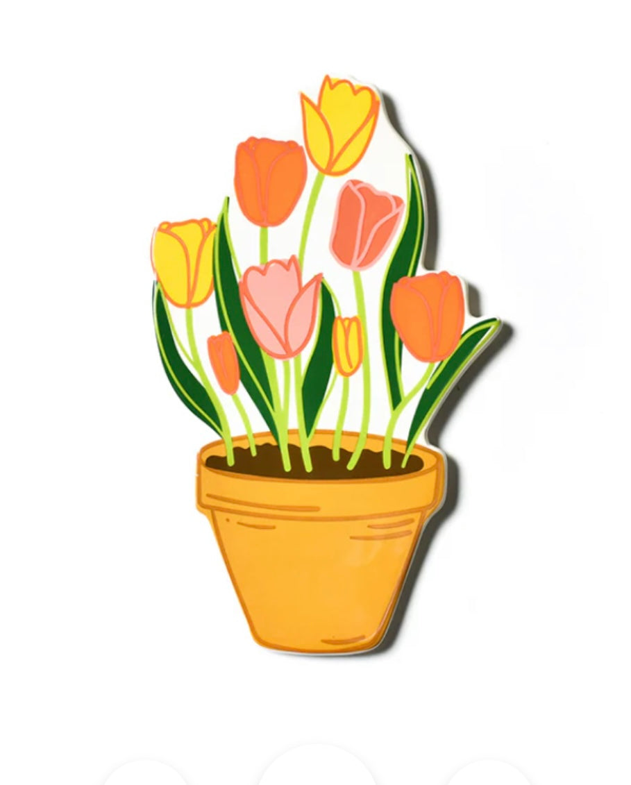 Happy Everything Big Pot of Tulips Attachment