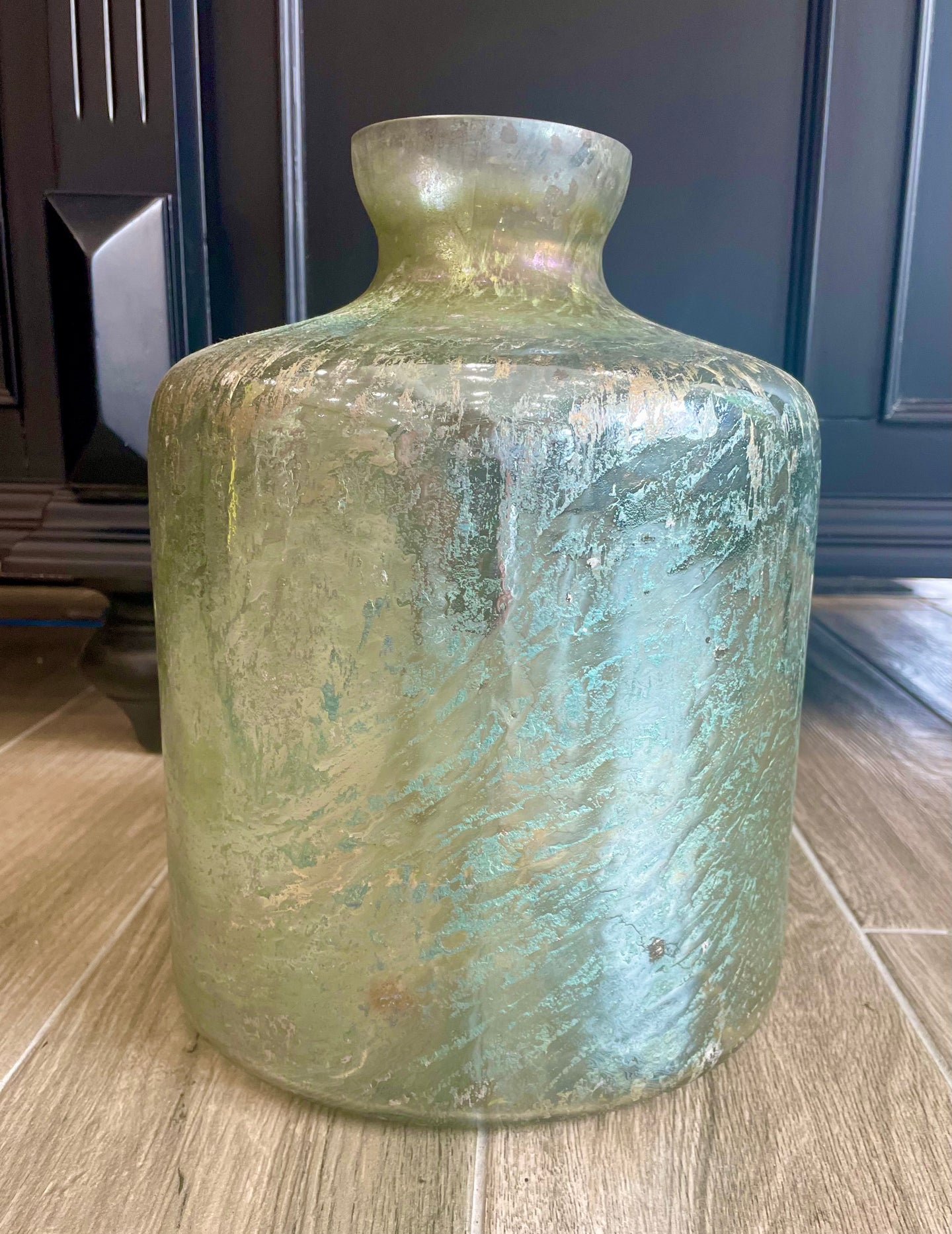 Large Light Green/blue Vase