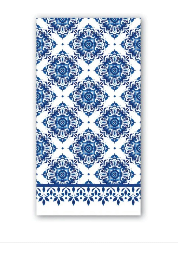 Michelle Design Indigo Seas Hostess Napkins