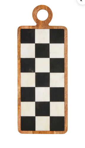 Mudpie Checkered Rectangle Board