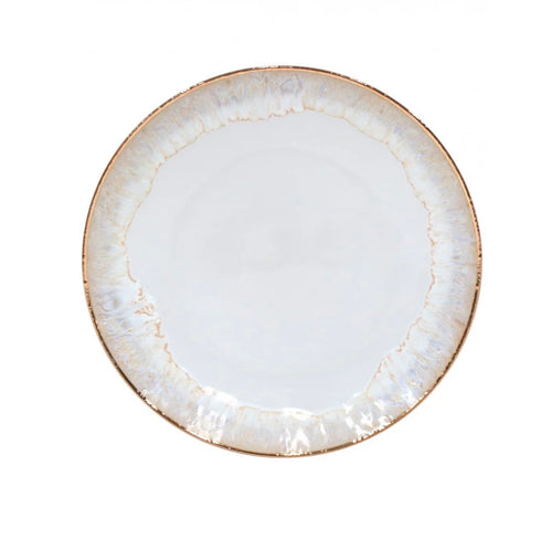 Casafina Dinner Plate- Taormina (Gold/White) (TA601-WGD)