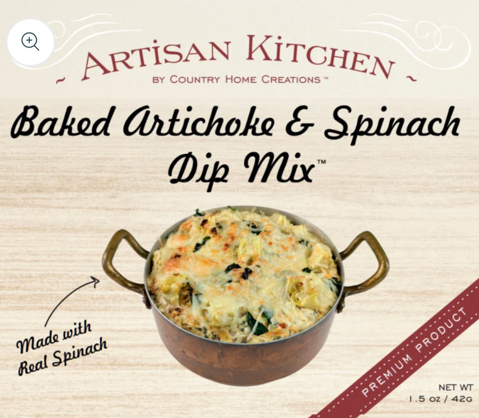 Country Home Creations Baked Spinach & Artichoke Dip