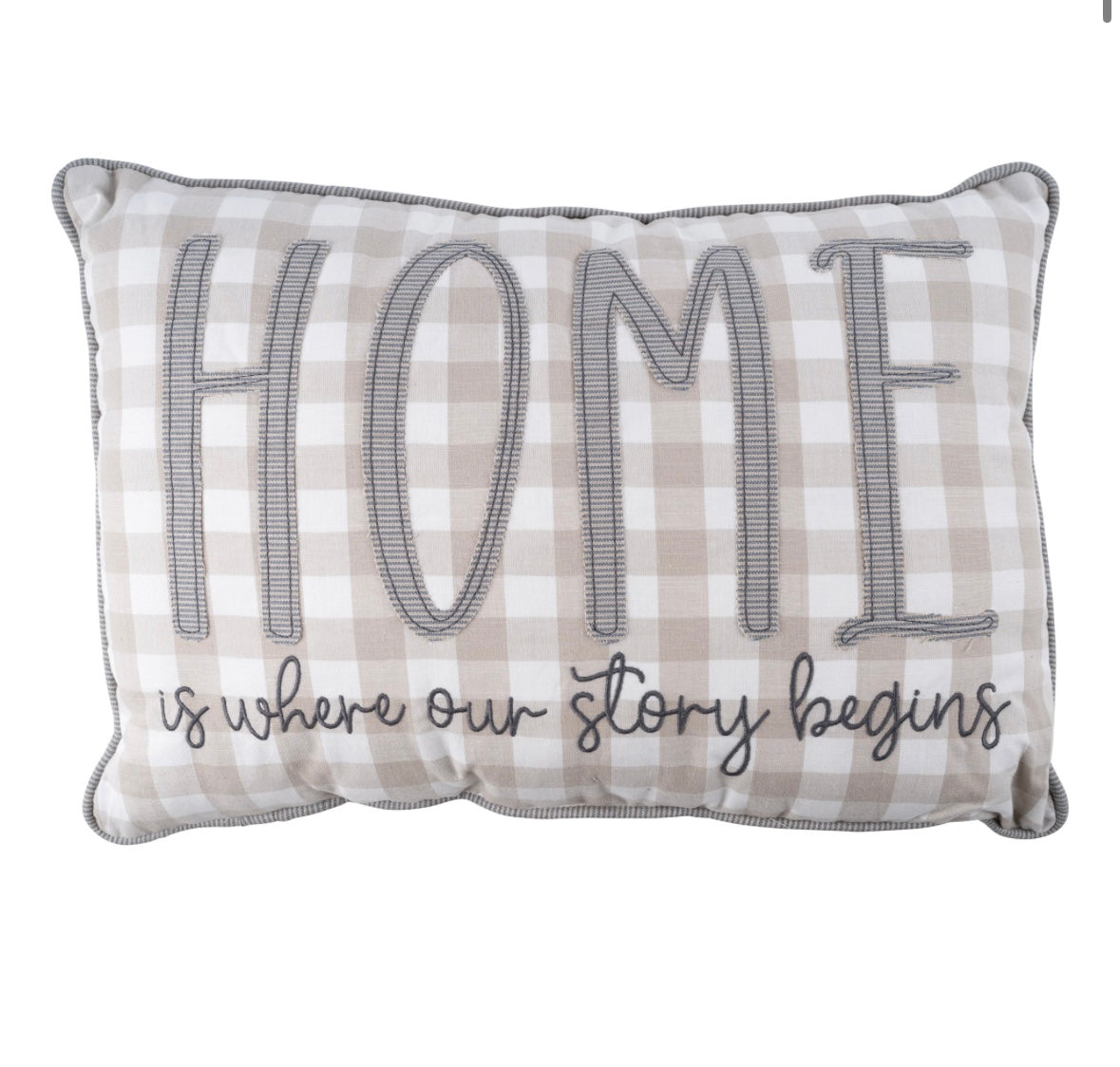 Glory Haus Home is Where Our Story Begins Pillow