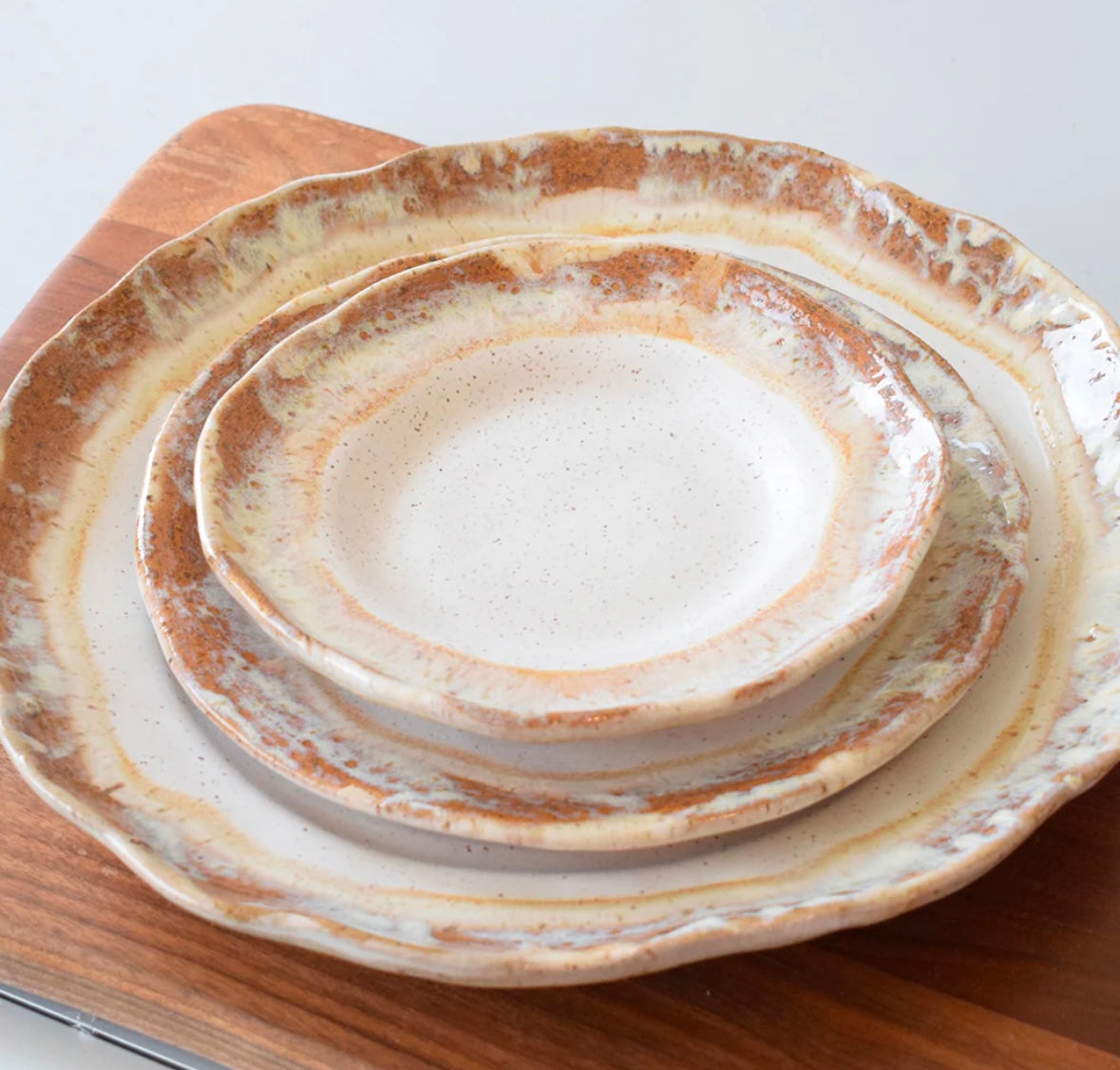 Etta B Bread Plate- Cottonwood