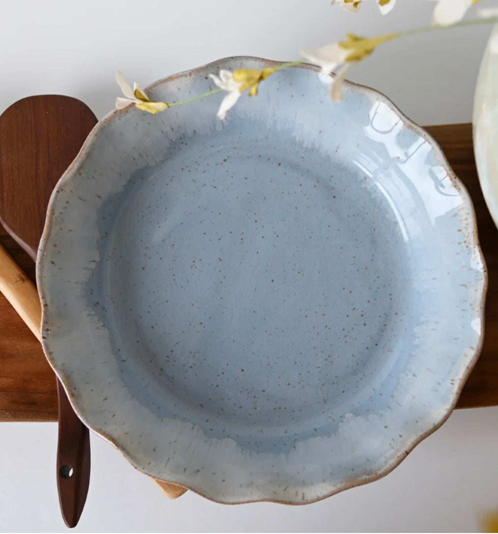 Etta B Pie Dish-Wisteria