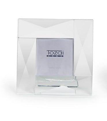 Tozai Brilliant Cut Crystal Geometric Frame