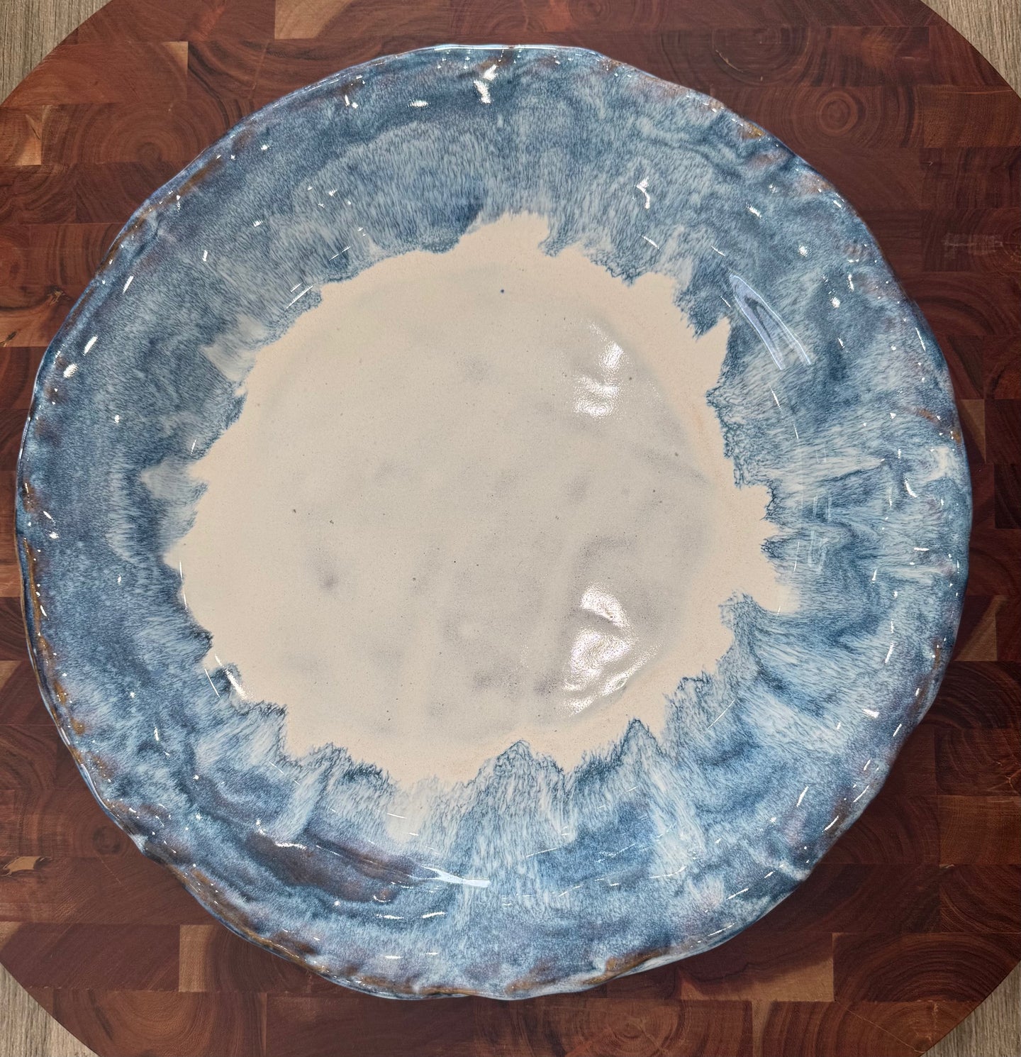 Tab Boren Large Blue Platter