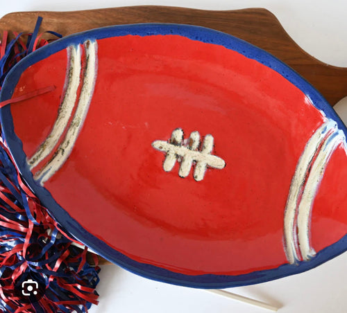 Etta B Ole Miss Football Platter